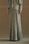 MUTEDANCE cashmere skirt MD23FW89 light gray PM95